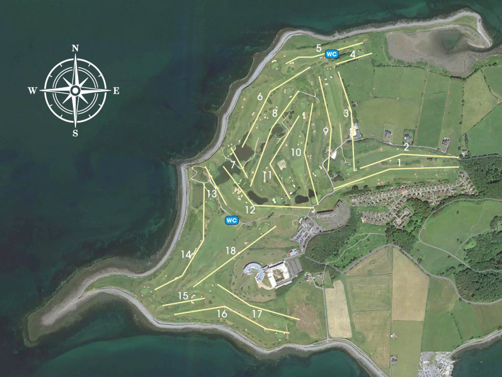 Galway Bay Golf Resort Course Map
